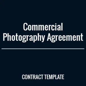 Commercial Photography Agreement