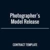 Photographers Model Release Form