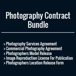 Photography Contract Bundle